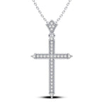 14K 0.17CT Diamond Pendant - Johnny Dang & Co