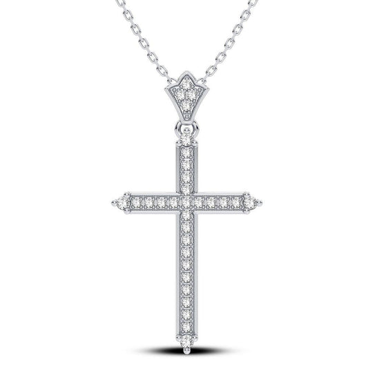 14K 0.17CT Diamond Pendant - Johnny Dang & Co