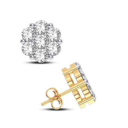 14K 2.00CT Diamond Earring - Johnny Dang & Co