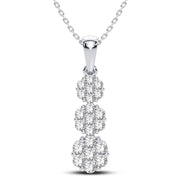 10K 0.75CT Diamond Pendant - Johnny Dang & Co