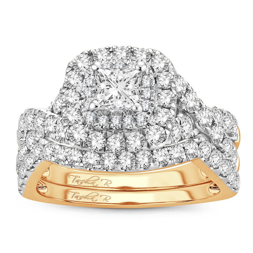 14K 2.00CT Diamond BRIDAL RING - Johnny Dang & Co