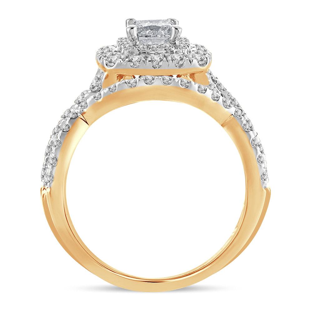 14K 2.00CT Diamond BRIDAL RING - Johnny Dang & Co