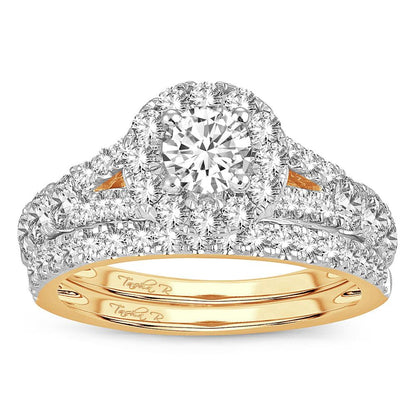 14K 2.00CT Diamond BRIDAL RING - Johnny Dang & Co