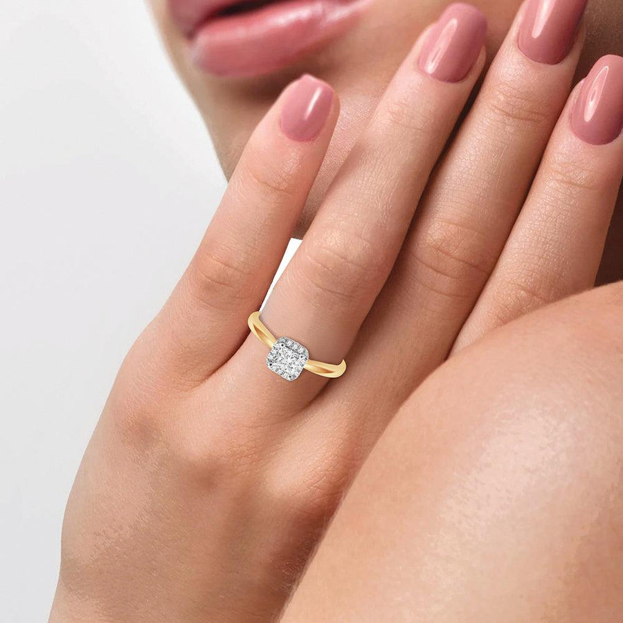14k 0.50ct Engagement Ring - Johnny Dang & Co
