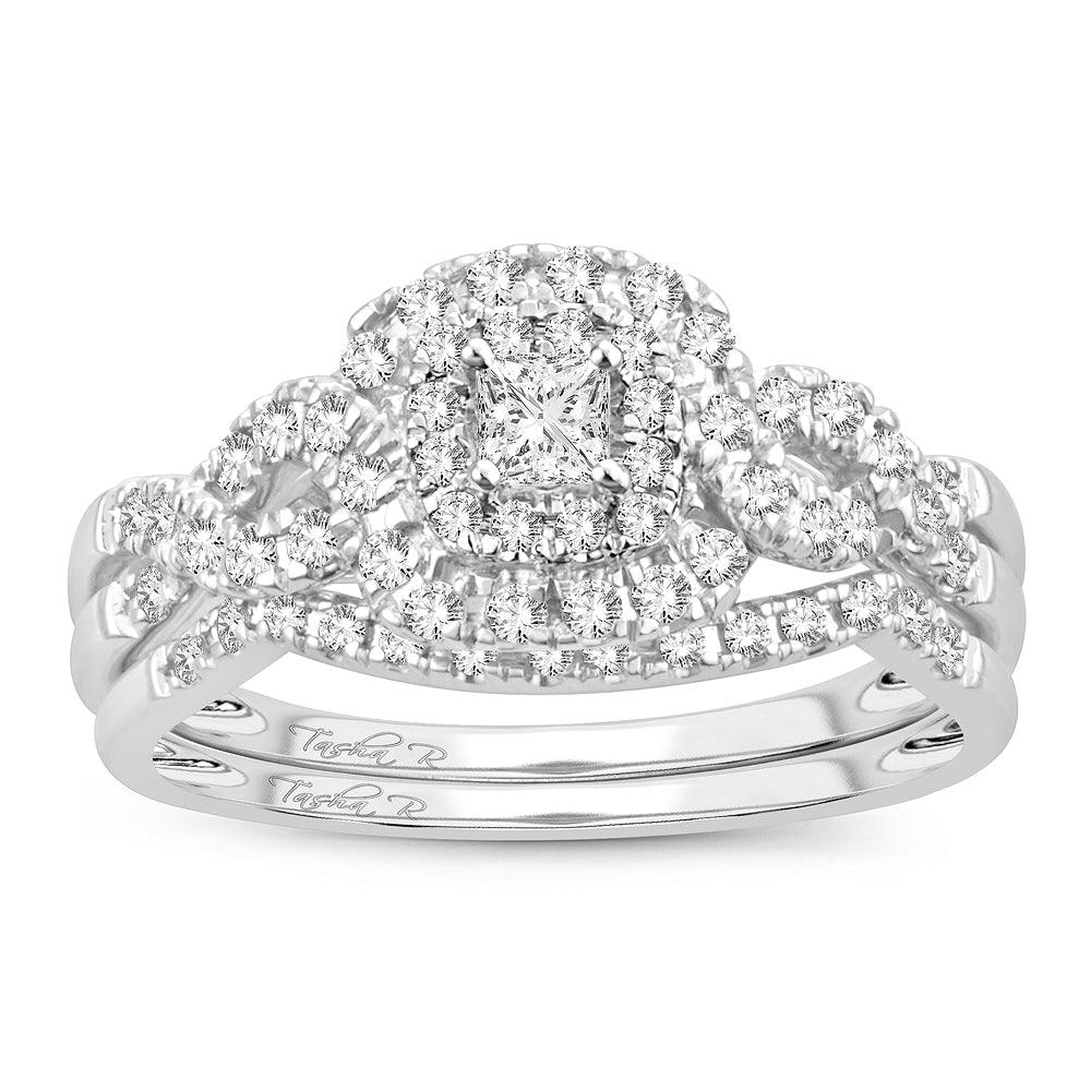 14K 1.00CT Diamond BRIDAL RING - Johnny Dang & Co