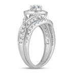 14K 1.00CT DIAMOND BRIDAL RING - Johnny Dang & Co
