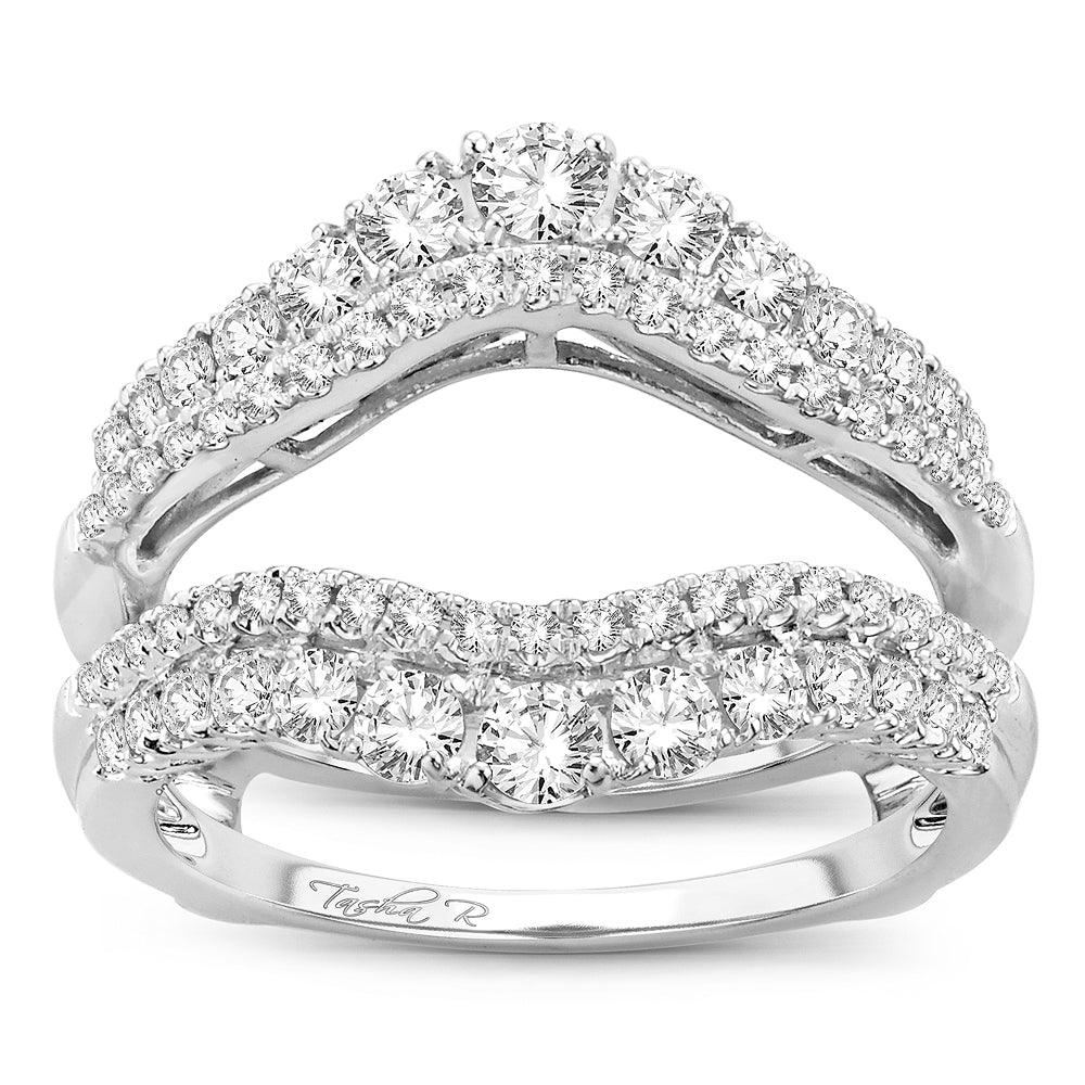 14K 1.00CT Diamond RING GUARD - Johnny Dang & Co