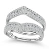 14K 1.00CT Diamond RING GUARD - Johnny Dang & Co