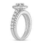 14K 1.50CT DIAMOND BRIDAL RING - Johnny Dang & Co