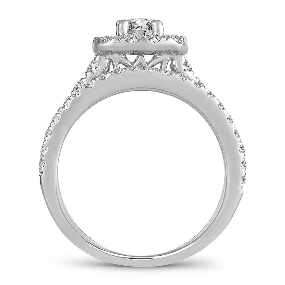 14K 1.50CT DIAMOND BRIDAL RING - Johnny Dang & Co