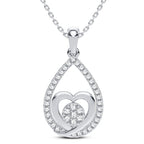 14K 0.25CT DIAMOND PENDANT - Johnny Dang & Co