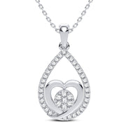 14K 0.25CT DIAMOND PENDANT - Johnny Dang & Co