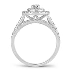 14K 1.00CT Diamond BRIDAL RING - Johnny Dang & Co