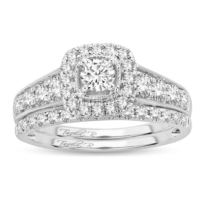 14K 1.00CT Diamond BRIDAL RING - Johnny Dang & Co