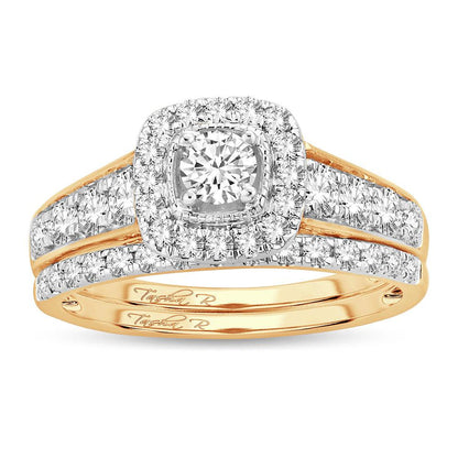 14K 1.00CT Diamond BRIDAL R4ING - Johnny Dang & Co