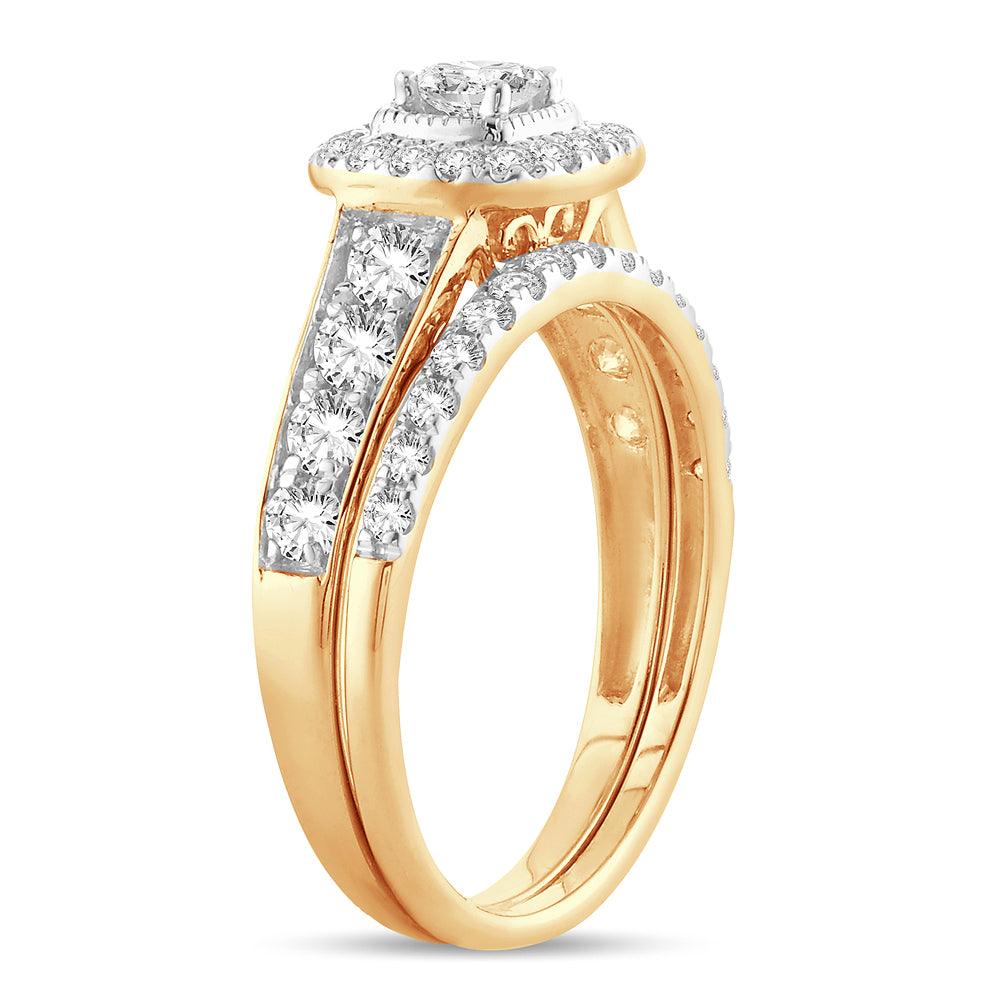 14K 1.00CT Diamond BRIDAL R4ING - Johnny Dang & Co
