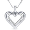 14K 0.10CT Diamond Pendant - Johnny Dang & Co