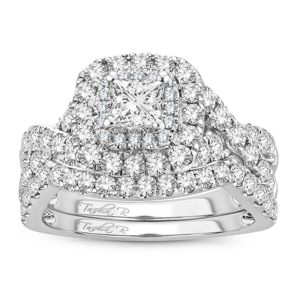 14K 1.51ct Diamond Bridal Ring - Johnny Dang & Co