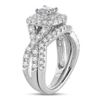 14K 1.51ct Diamond Bridal Ring - Johnny Dang & Co