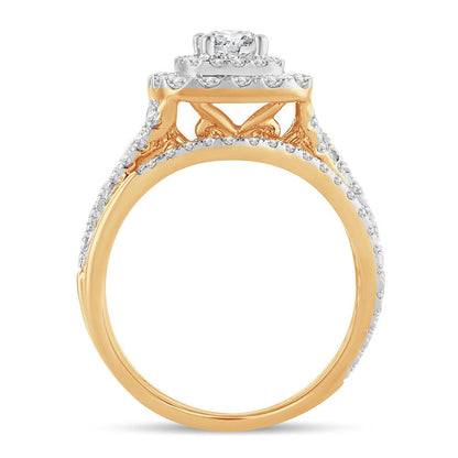 14K 1.50CT Diamond Bridal Ring - Johnny Dang & Co