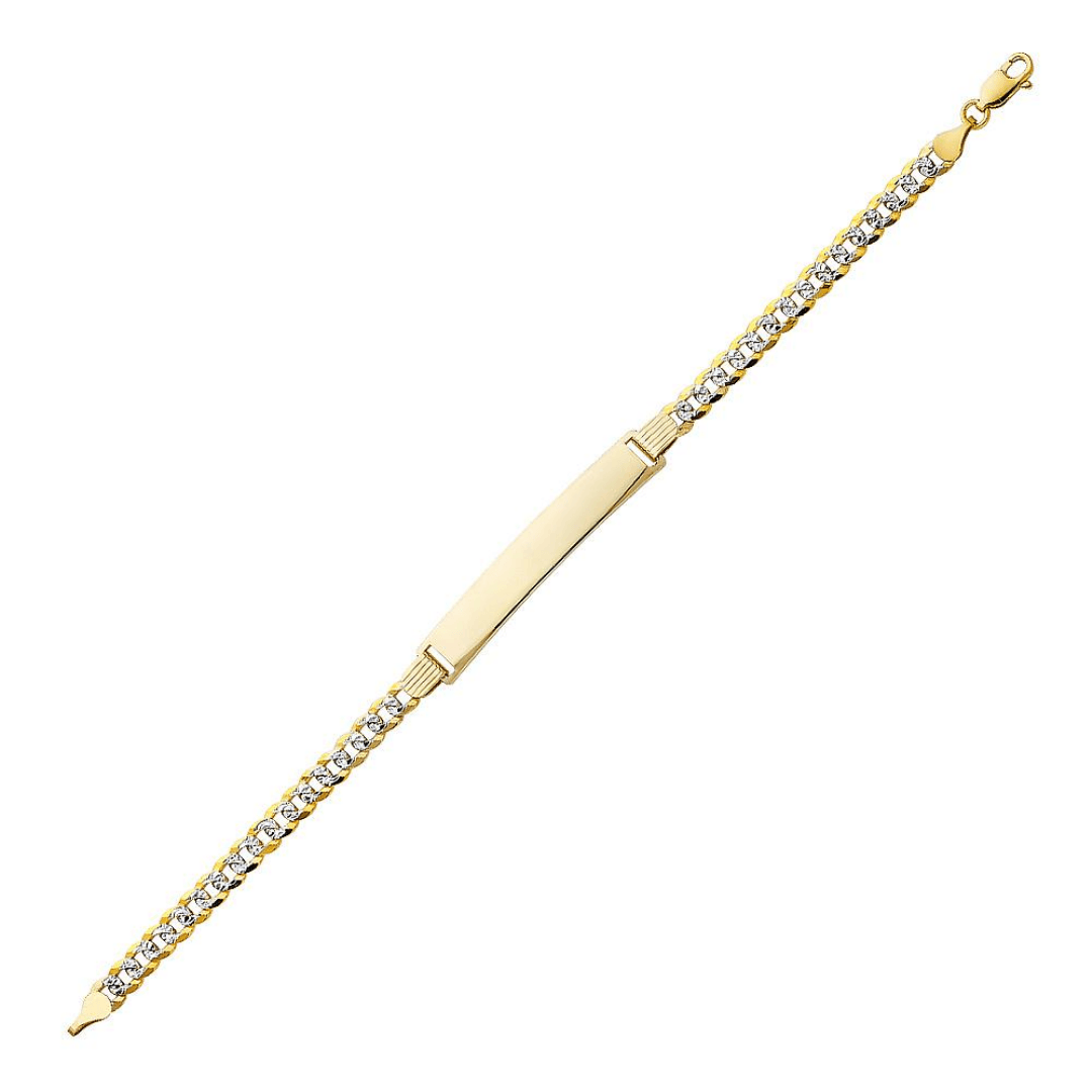 7.5" Gold Cuban Identity Bracelet - Johnny Dang & Co