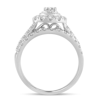 14K 1.00CT Diamond BRIDAL RING - Johnny Dang & Co