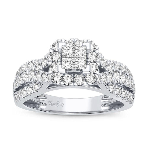 10K 1.00CT Diamond Ring - Johnny Dang & Co