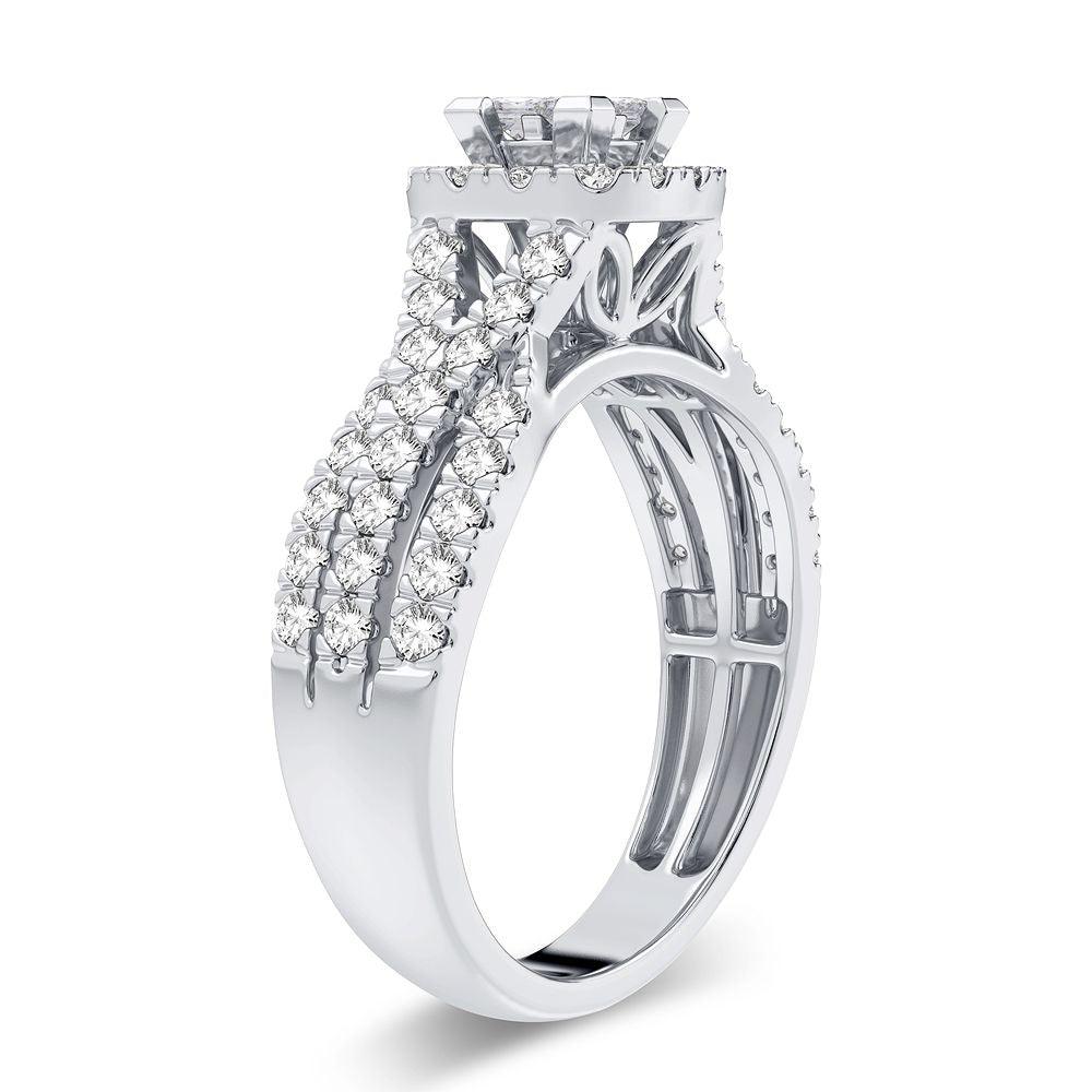 14K 1.00CT Diamond Ring - Johnny Dang & Co