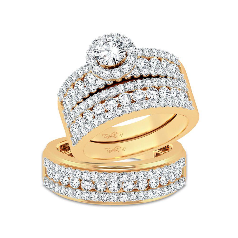 14K 3.01ct Diamond Trio Set - Johnny Dang & Co