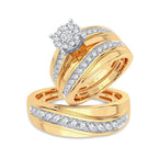 14K 1.04CT Diamond Trio Set - Johnny Dang & Co