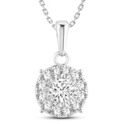 14k 0.50ct Diamond Pendant - Johnny Dang & Co
