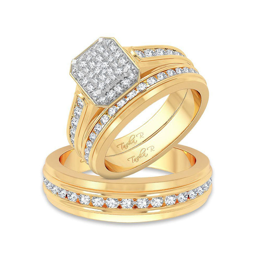 14K 1.42ct Diamond Trio Set - Johnny Dang & Co