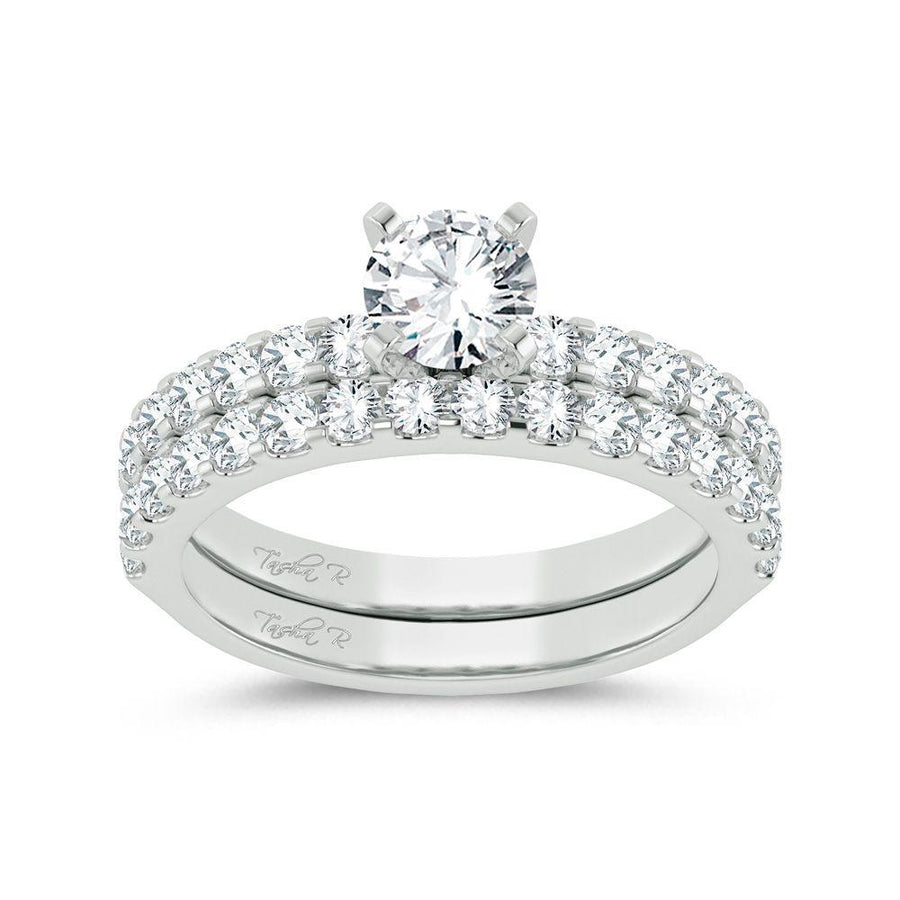 14K 1.00ct Diamond Mounting Ring - Johnny Dang & Co