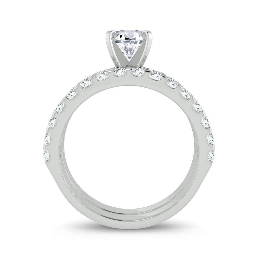 14K 1.00ct Diamond Mounting Ring - Johnny Dang & Co