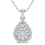 14K 0.30CT DIAMOND PENDANT - Johnny Dang & Co