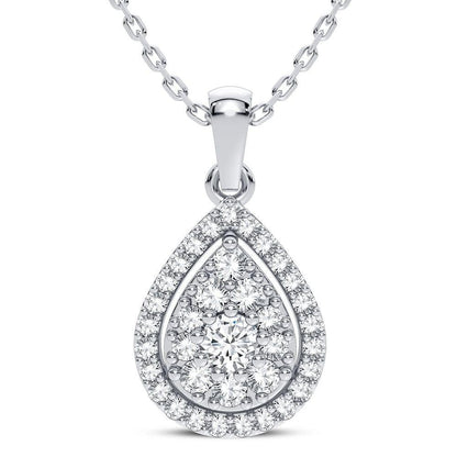 14K 0.30CT DIAMOND PENDANT - Johnny Dang & Co