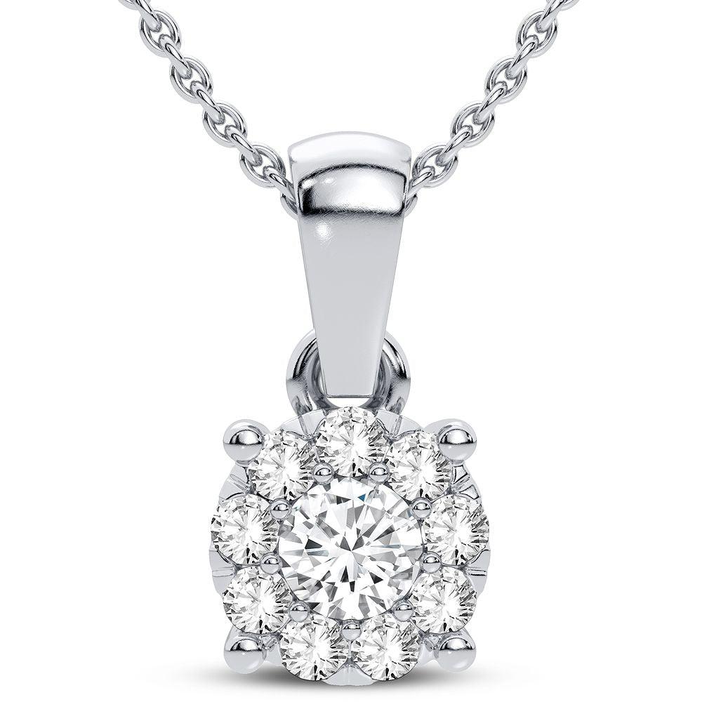14K 0.25CT Diamond Pendant - Johnny Dang & Co