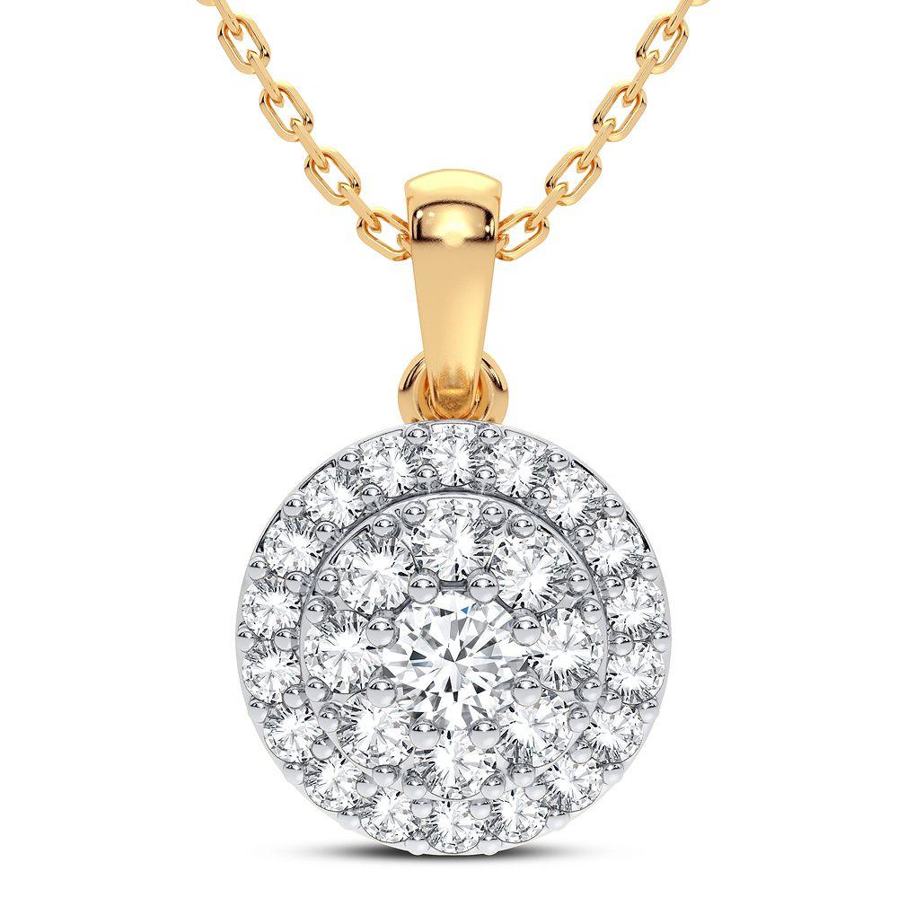 14K 0.33CT DIAMOND PENDANT - Johnny Dang & Co