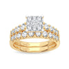 14K 1.00CT Diamond Bridal Ring - Johnny Dang & Co