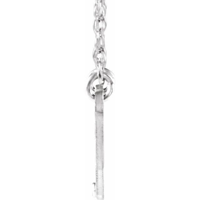 JDSP653426 - INFINITY-INSPIRED SCRIPT NAMEPLATE NECKLACE - Johnny Dang & Co