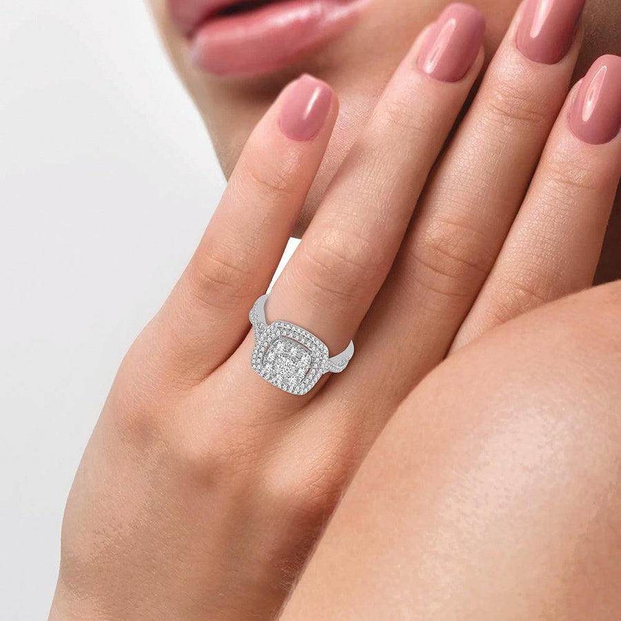 14K 0.76CT Engagement Ring - Johnny Dang & Co