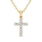 14K 0.50CT Diamond Pendant - Johnny Dang & Co