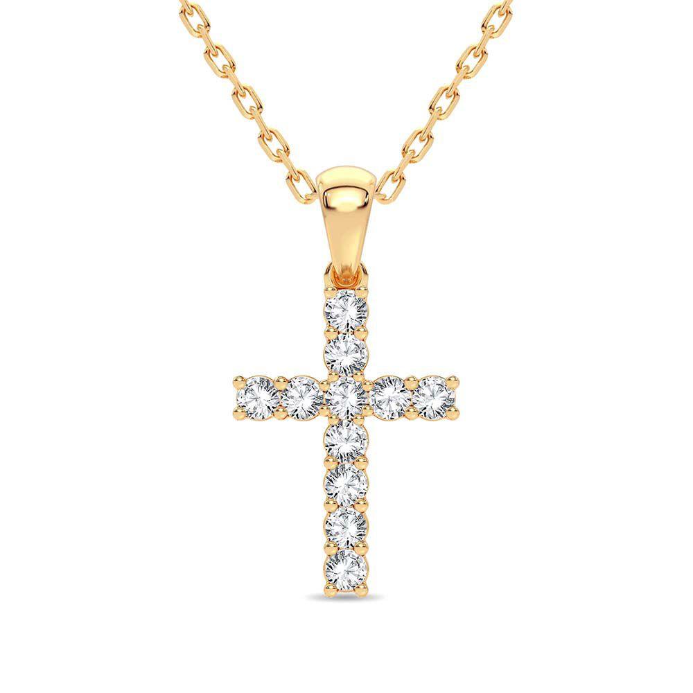 14K 0.50CT Diamond Pendant - Johnny Dang & Co