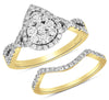 14K 1.00ct Diamond Bridal Ring - Johnny Dang & Co