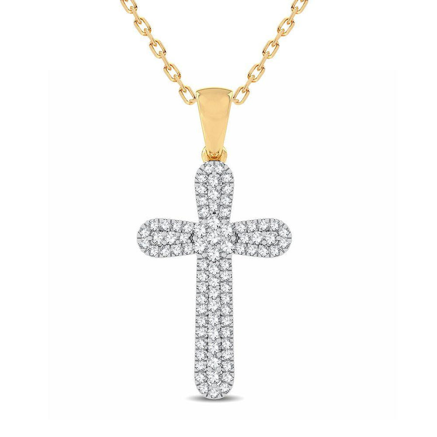 14K 0.50CT Diamond Pendant - Johnny Dang & Co