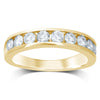 14K 0.90CT Diamond Band (9 Diamond Stones) - Johnny Dang & Co
