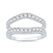 14K 1.00CT Diamond RING GUARD - Johnny Dang & Co