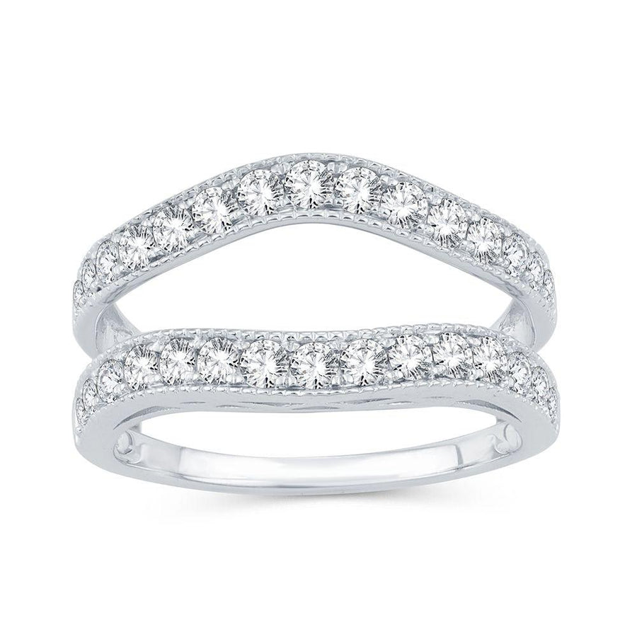 14K 1.00CT Diamond RING GUARD - Johnny Dang & Co
