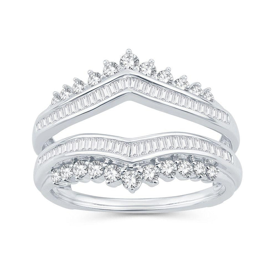 14K 0.75CT Diamond RING GUARD - Johnny Dang & Co