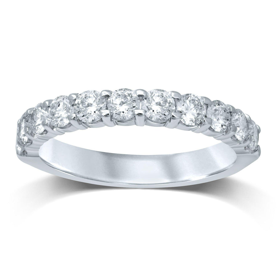 14K 1.00CT Diamond Band (11 Diamond Stones) - Johnny Dang & Co